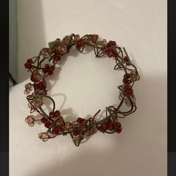 PartyLite Moroccan Spice Beaded Candle Ring - Picture 2 of 5